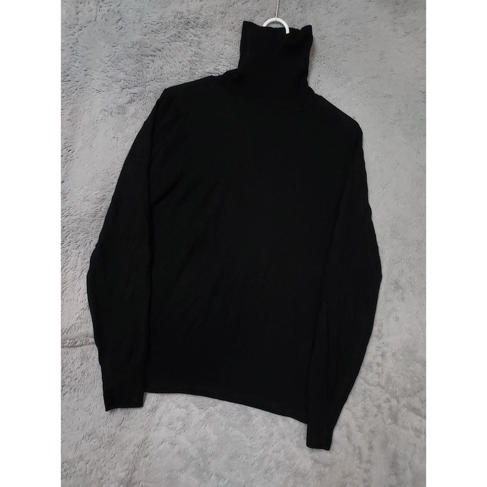 J Crew Sweater Mens Large Base Layer Turtle Neck Merino Wool Blend Lightweight